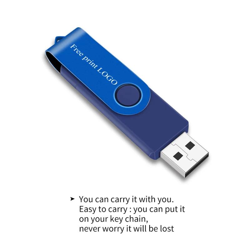 Usb Flash Drive 32gb 128gb Usb Stick 8gb 4gb Pen Drive 64gb Metal New OTG Pendrive 16gb For Phone/Tablet Memory Stick Free Logo