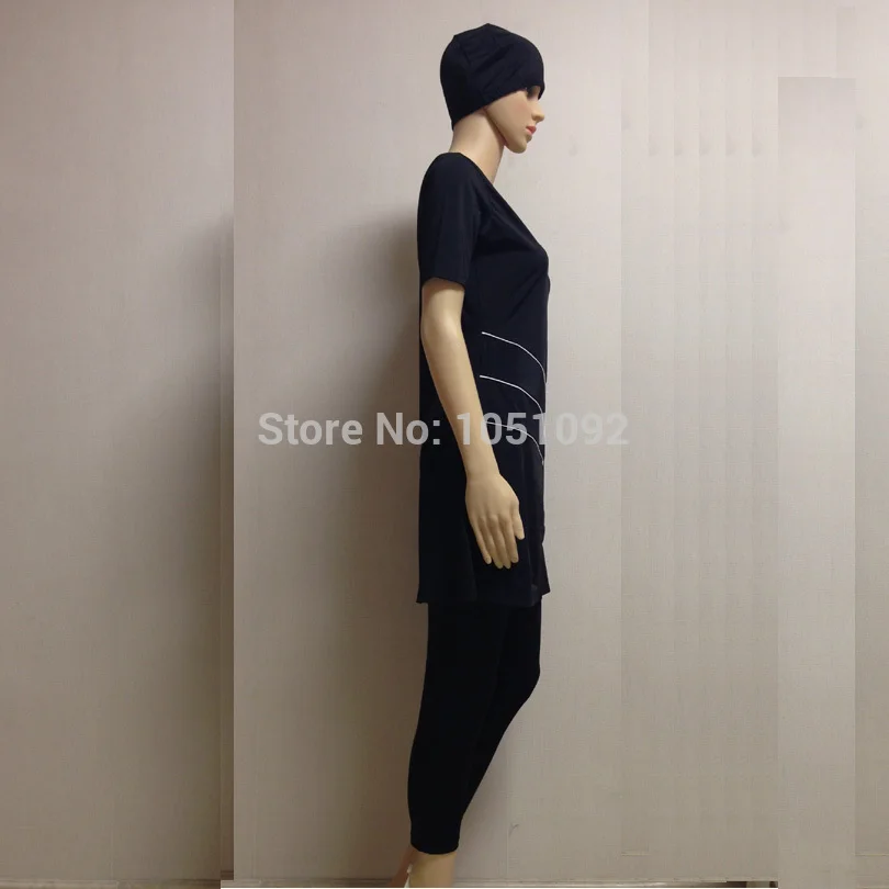 810 side islamic swimming suit