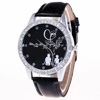 

Fashion women watches Montre Femme Durable PU Leather Luxury Diamond watch Quartz Watch relogio feminino erkek kol saati