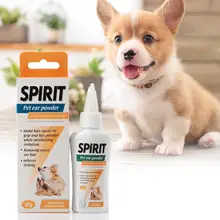 Hewan Peliharaan Anjing Telinga Kelebihan Rambut Menghapus Bubuk Sehat Perawatan Anti Kutu Anti Kutu Telinga Kucing Alat Pembersih(China)