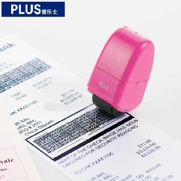 Lifemaster Plus Guard Your Id Mini Roller Stamp 2pcs Lot 15mm Width Messy Code Stamp Creative Office Supplies Supplies Plus Stamp Stampstamp Office Aliexpress