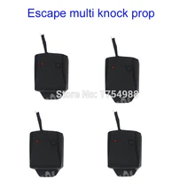 Мульти нажимной реквизит номер побега игра стук в правильном порядке, чтобы открыть 12 В EM замок побега из таинственной темной комнаты