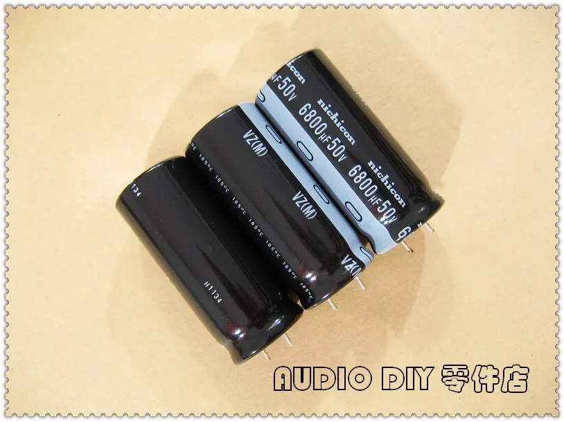 Nichicon Gold 6800uF 63v Radial Capacitor for Audio 2018 D//C UPGRADE FROM 50V