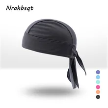 Nrahbsqt Для мужчин Для женщин Однотонная одежда быстросохнущая пиратский Спортивная Кепка для бега банданы для верховой езды мотоцикла головная повязка-баф SC015