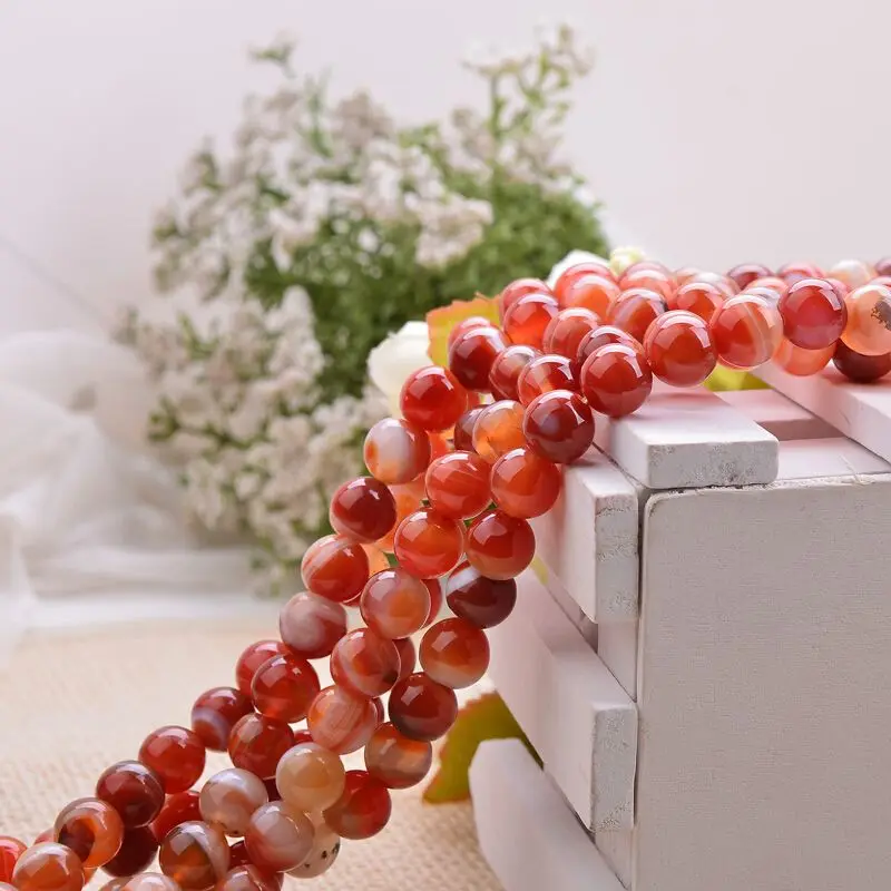 

BEAUCHAM Gem Natural Stone Spacers Round Shape Loose Beads Necklace Tassels Earrings Bracelet Jewelry Findings Accessories Diy