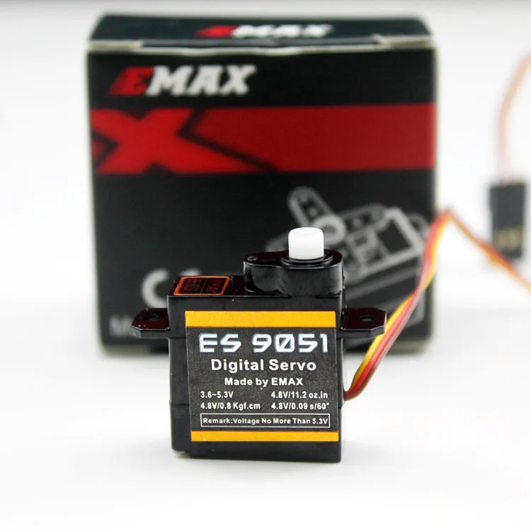 ES9051 Mini 4.3g Digital Servo Pastic Gear 0.8kg Torque for 3D F3P Airplanes