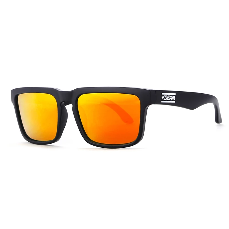 KDEAM очки антибликовым покрытием Мода квадратный Для мужчин поляризационные Солнцезащитные очки для женщин Брендовая дизайнерская обувь летние Защита от солнца Очки Polaroid полный пакет