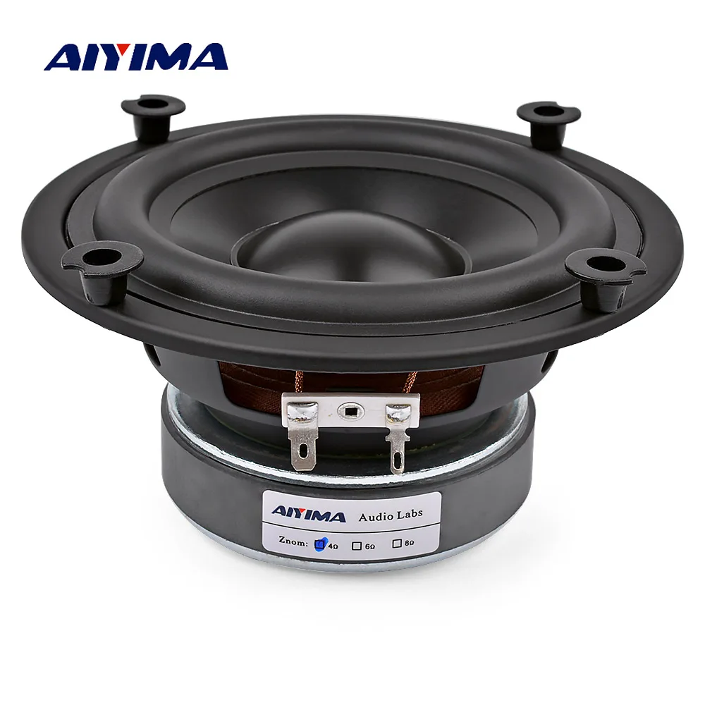 AIYIMA 1Pcs 5.25 Inch 4 8 OHM 50W Subwoofer Speaker Home Theater Car Audio Bass Hifi Woofer Sound Quality