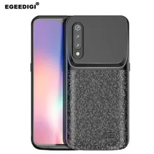 Egeedigi тонкий ударопрочный чехол для заряда батареи для Xiaomi Mi 9/9 Se power Case power Bank Высокая емкость батарея задняя крышка чехол