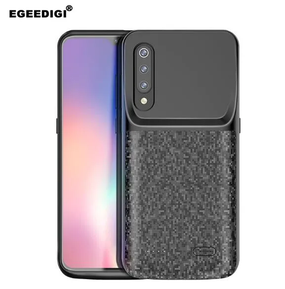 

Egeedigi Slim shockproof Battery Charge Case For Xiaomi Mi 9/9 Se Power Case Power Bank high capacity battery Back Cover Case