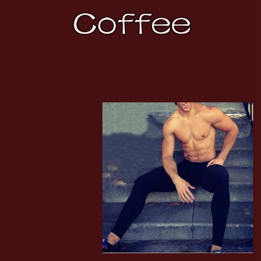 Мужские чулки для геев, теплые колготки, бархатные носки, мужские чулки, осенние и зимние теплые сексуальные колготки для геев - Цвет: coffee