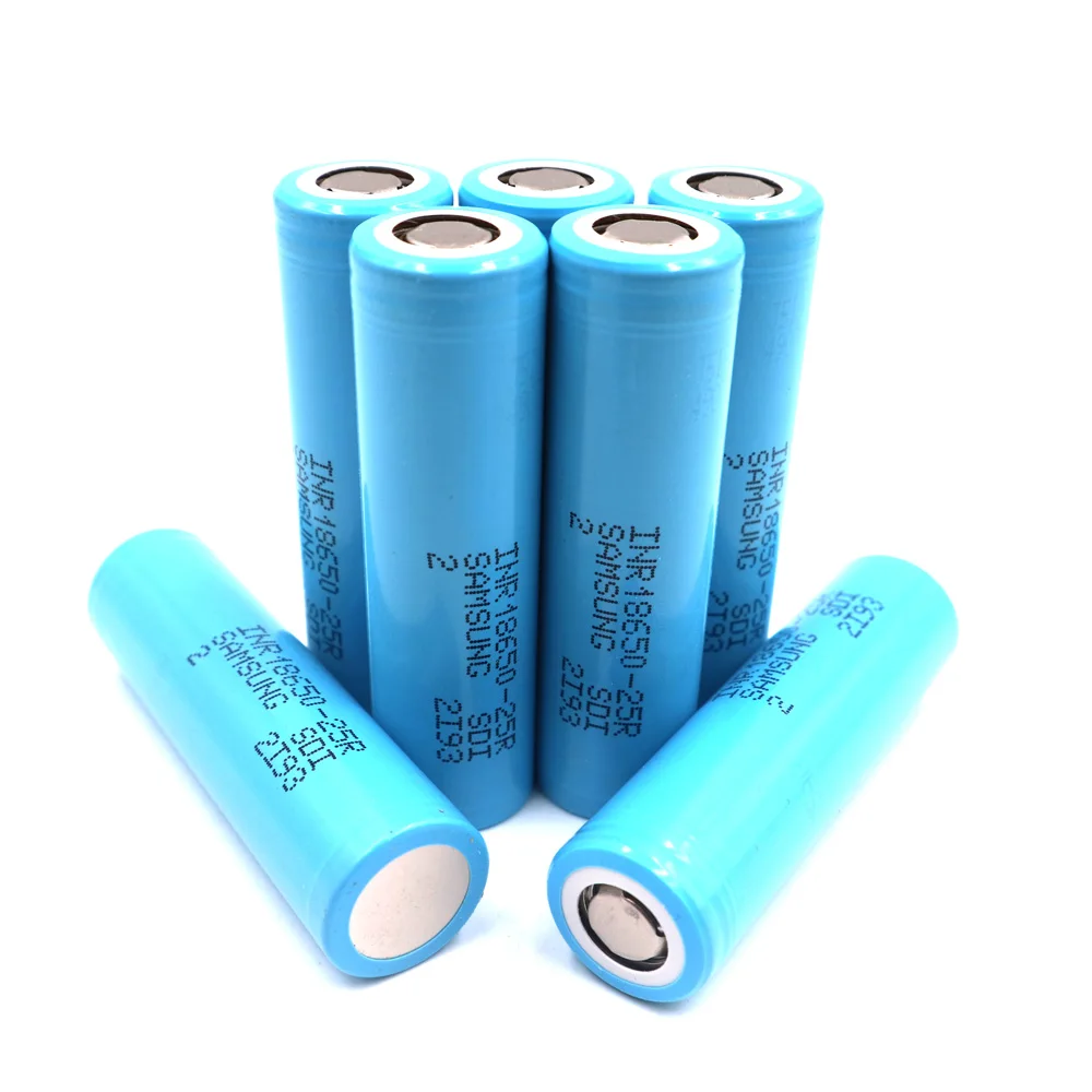 Li-Ion 2500 mAh 25R 13 шт аккумулятор 18650 аккумуляторная батарея, мощный инструмент батареи, ток разряда 20A, литий-ионный аккумулятор