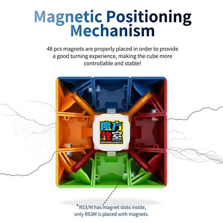 Moyu Yuhu MF3RS3M 3x3x3 V3 MF3RS3 волшебный куб, Головоломка: Mofangjiaoshi 3x3 Магнитная Скорость куб класс Развивающие игрушки для детей