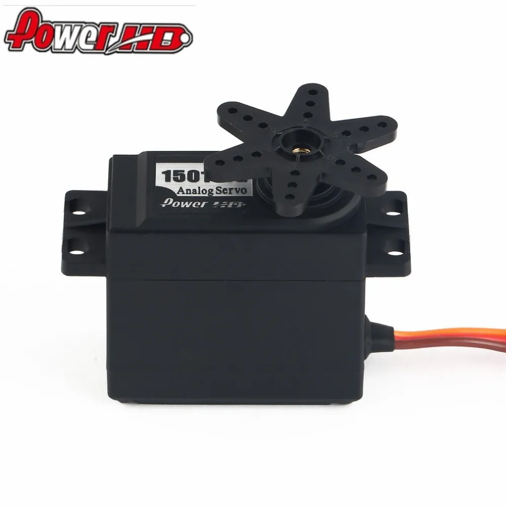 

Power HD 1501MG 17kg Steering Analog Copper Gear Servo High Torque for RC Car Robot Airplane Fixed Wing Aircraft Drone