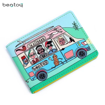 

Personality Funny Character Women Business Card & ID Holders Wallet Designer Driving Licence Mini Pocket Credit Card Case Pocket