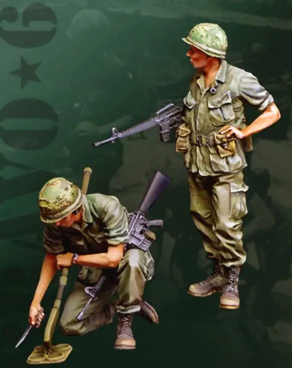 

1/35 Assembly Resin Figure kit U.S. Mine Detector Team