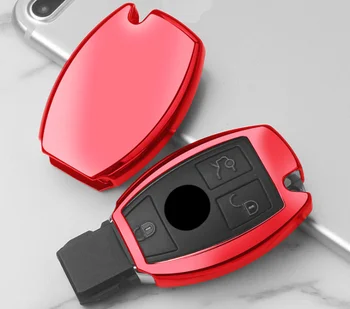 

by DHL or Fedex 100pcs New TPU Car Key Cover Case Shell Bag Protective Key Ring Chain For Mercedes Benz C Class Car Accessories