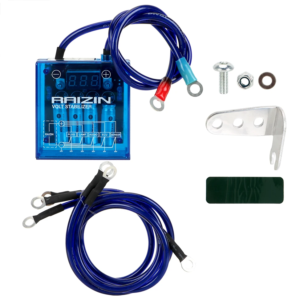 Tanie LEEPEE DC 12V uniwersalna elektronika samochodowa elektroniczny prostownik samochodowy Regulator ogranicznik napięcia oszczędzanie paliwa samochodowego