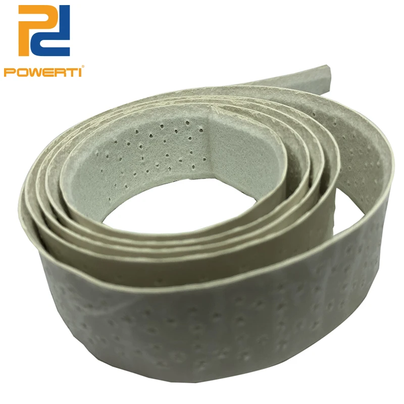 

POWERTI 5pcs/lot 1.5mm Stick Perforated Sweatband Tennis Racket Handle Overgrip Tacky Sweat Grip