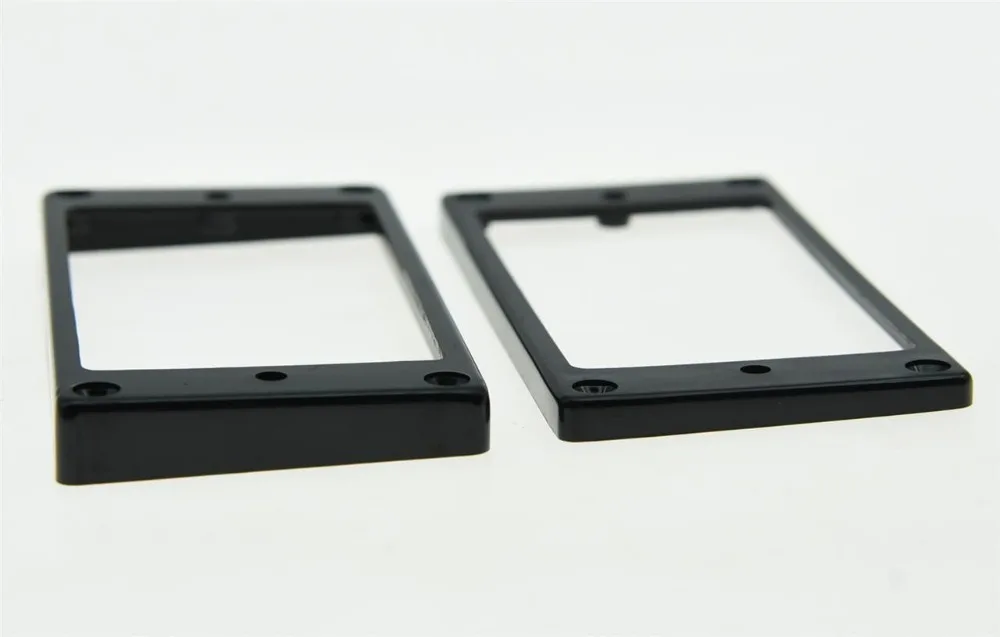 

2x Black Humbucker Pickup Ring Flat Base Bottom Frame fits for LP Guitar