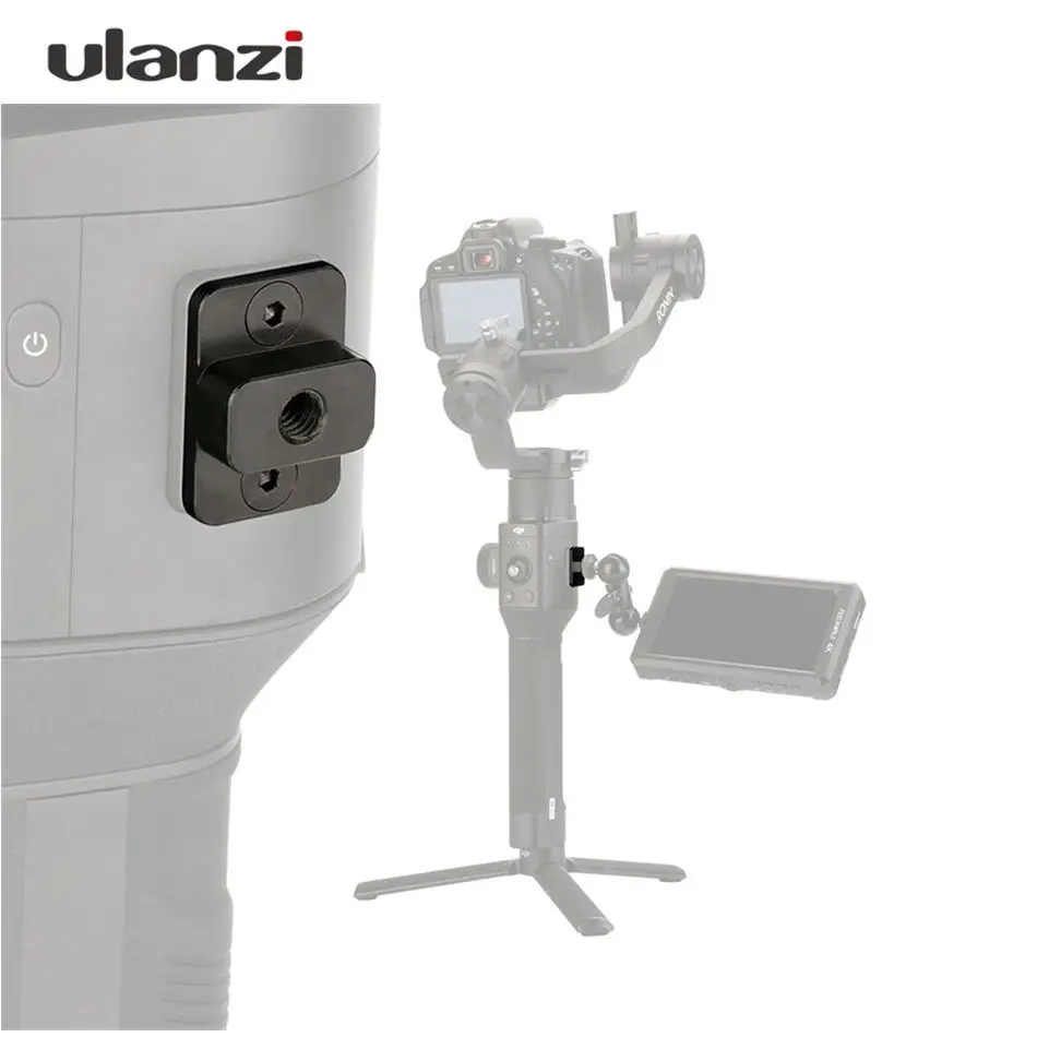 for DJI Ronin S Camera Mounting Plate 1/4'' Thread for Video Monitor