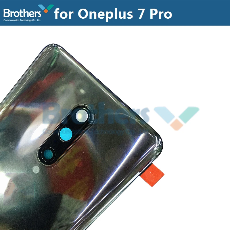 Оригинальная задняя крышка для Oneplus 7 Pro корпус аккумулятора со стеклянным