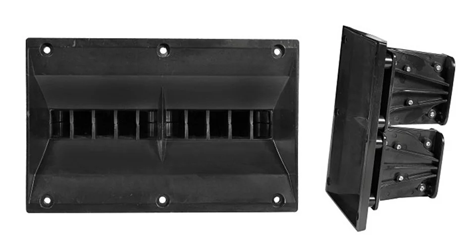 Engineering plastics waveguide for dual tweeter line array speaker