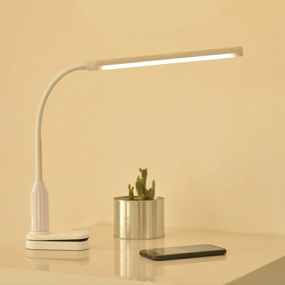 

24PCS Led Touch Switch Clip & Stand Desk Lamp Flexible Hose Study Reading Light Dimmer USB LED Table Lamps