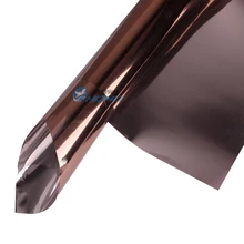 1,52x30 м/рулон серебряная и бронзовая оконная пленка одностороннее зеркало Солнечный Оттенок уединение контроль тепла стеклянная пленка анти защита от ультрафиолета stivkers