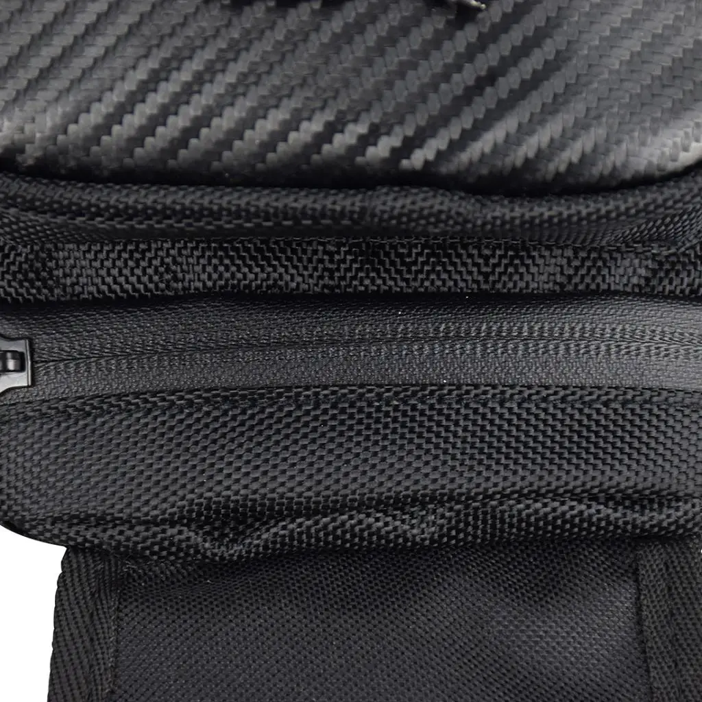 Premium Fuel Tank Bag Motorcycle Magnetic Outdoor Wallet Bags Nylon Bag for Motorcycle Dirt Bike Dual Sport Black 