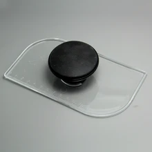 Высокое качество прозрачный пластиковый торт плавный со шкалой инструменты для торта помадка полировщик