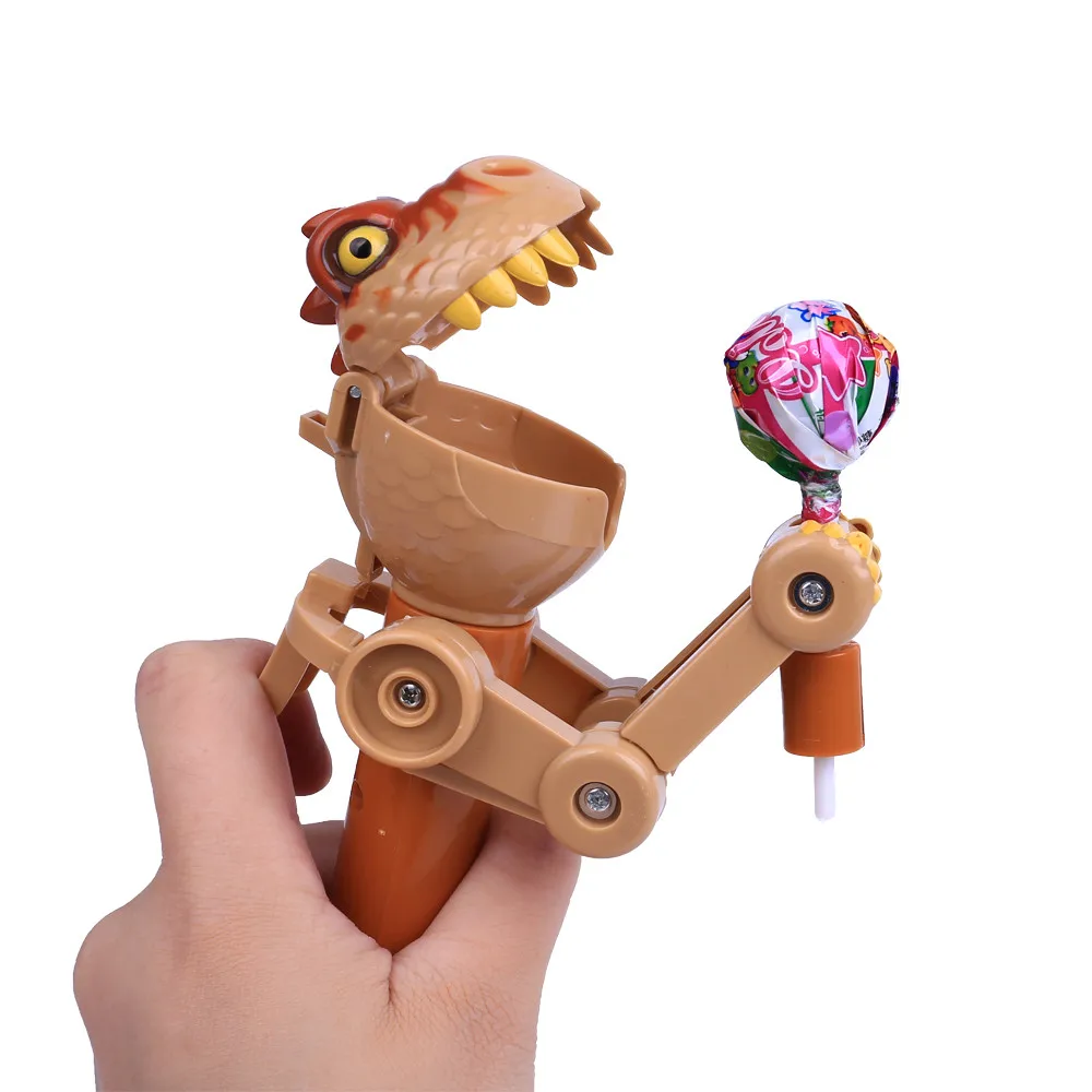 Creative Lollipops Artifact Funny Eating lollipop Robot Holder Stand Gifts Toy