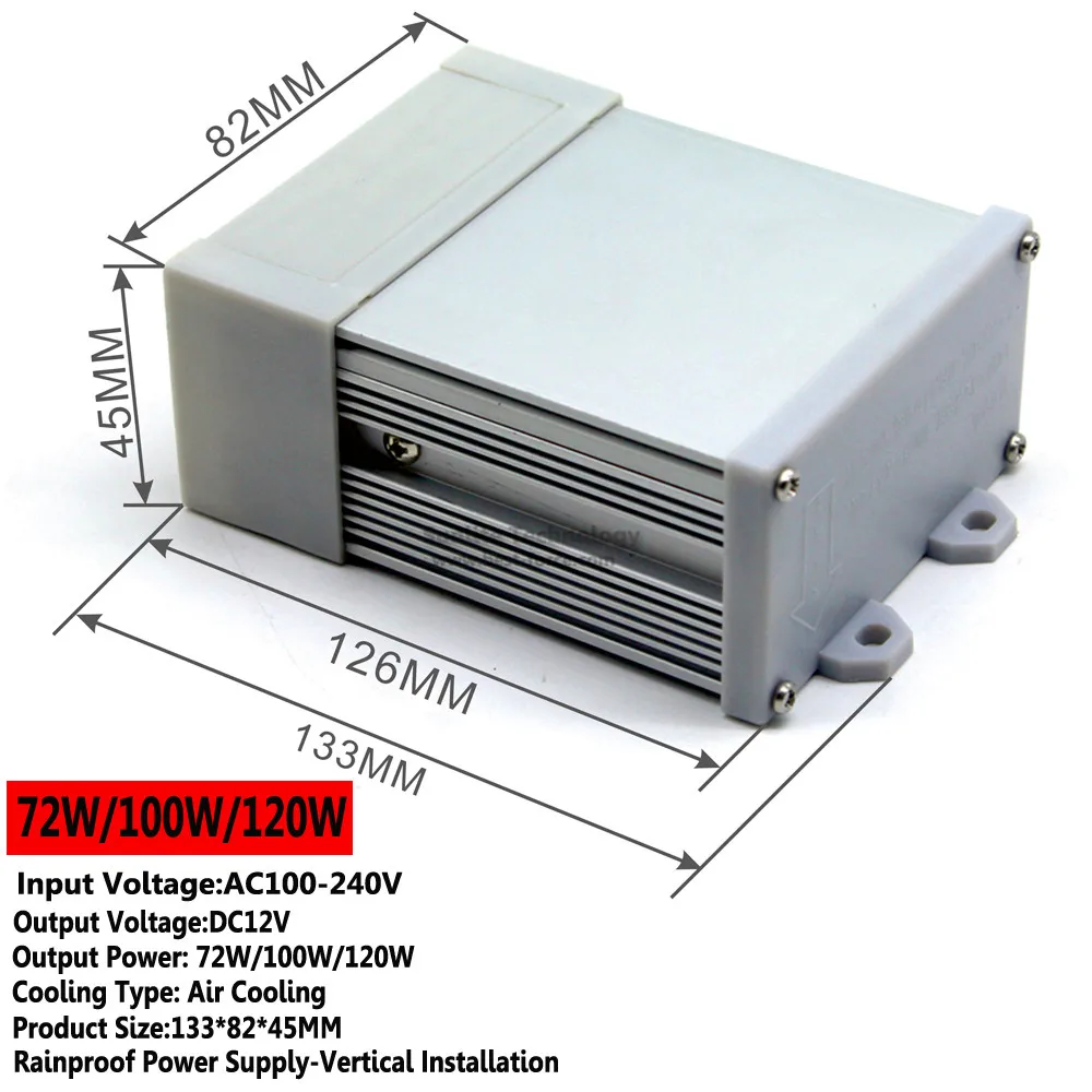 72W-100W