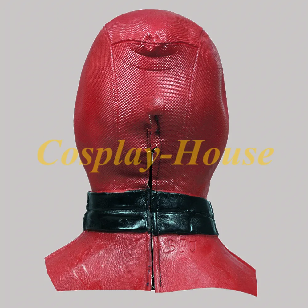 Cosplay Marvel Superhero Deadpool Mask Man Full Face Cool Masks Breathable Latex  Halloween Cos Prop (3)