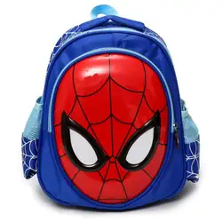 Классные детские школьные сумки 3D человек-паук школьный рюкзак с рисунком сумка для мальчиков детская сумка Mochila Infantil