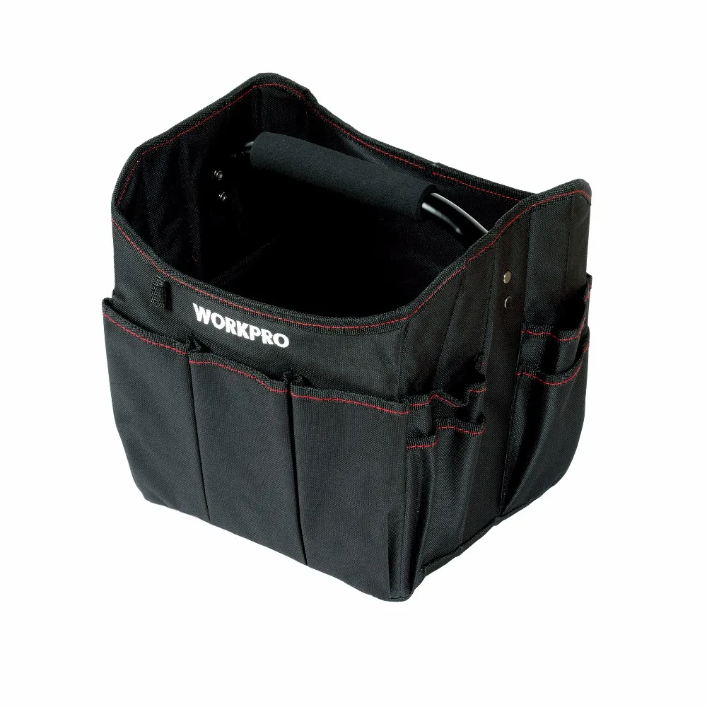 WORKPRO 10" Small Tool Hand Bag Foldable Tool Kits Bag