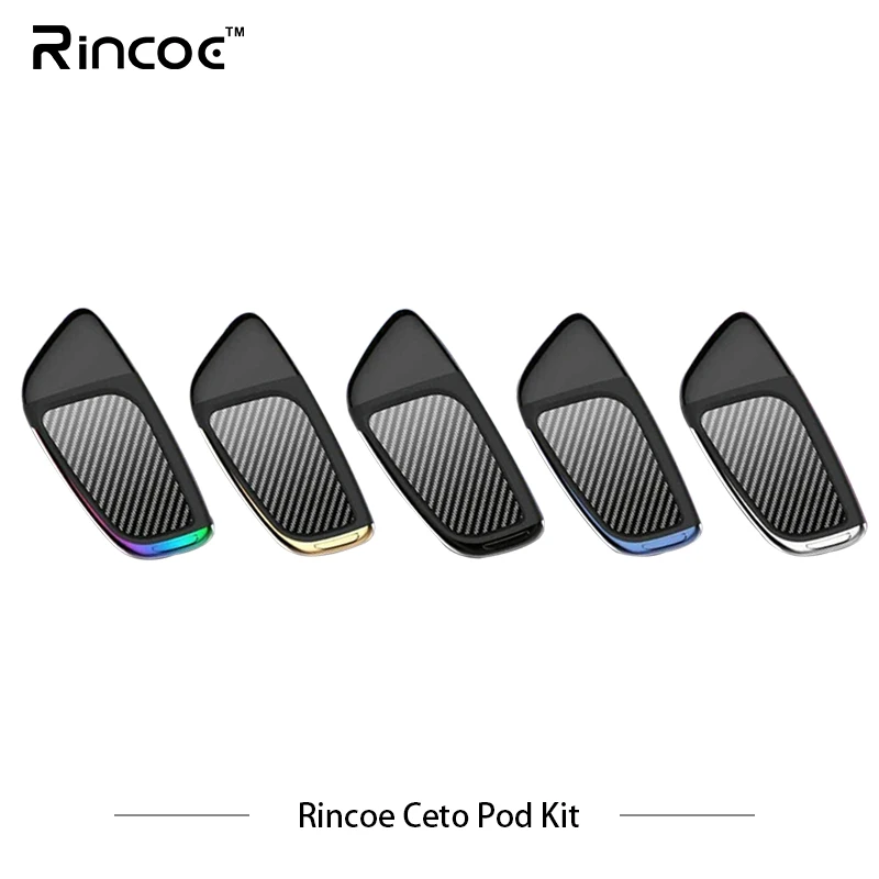 

Original Rincoe Ceto Vape Pod System All-in-one Starter Kit with 370mAh Battery 2ml Cartridge VS Justfog Minifit TPOD Vaporizer