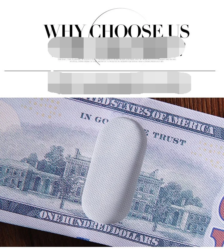 Дешевые креативные деньги печати шаблон кошелек для хранения посылка доллар стерлингов евро рубль форма отделение портмоне
