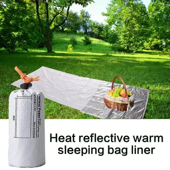 

Outdoor Camping Warm Sleeping Bag Ultralight Survival Emergency First Aid Sleeping Bag 4 Season Envelope Backpack Sleeping Pack