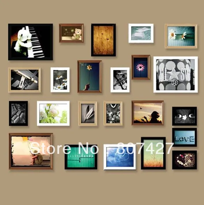 Рамка из сосновой древесины для украшения стен 2301|wood frame wall|wood framepine wood |