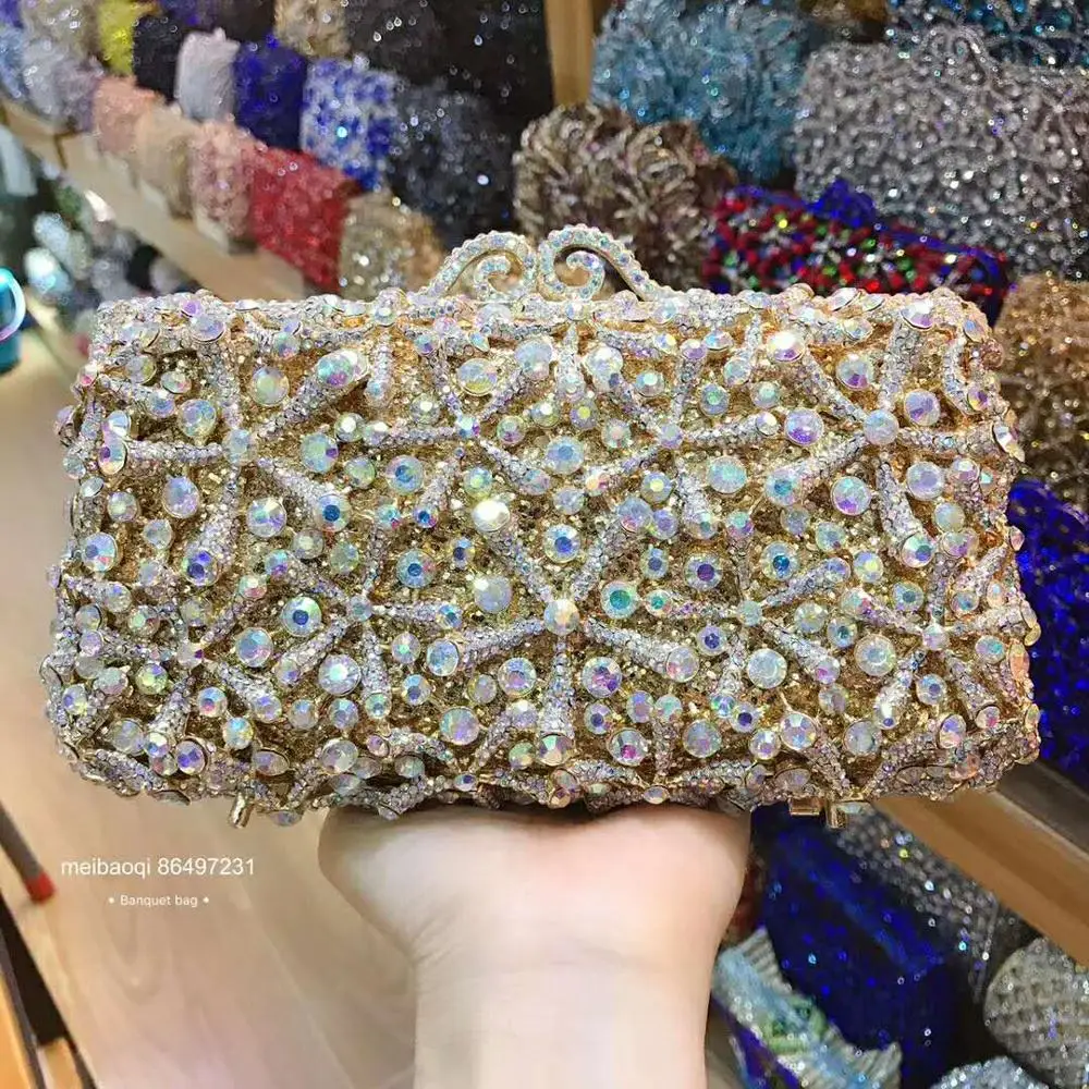 Luxury Crystal diamond gold Designer Brand Clutch Bags for wedding Party  Purse Bridal clutches Bags Ladies Prom Evening Bags - AliExpress