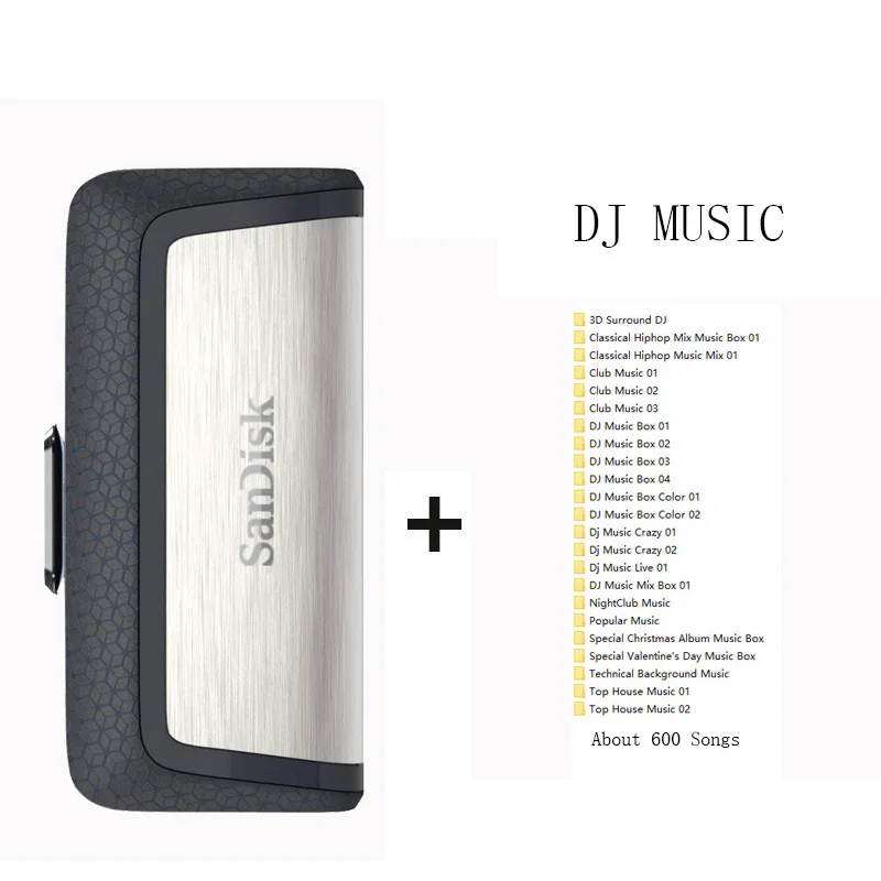 Sandisk 128 ГБ USB флеш-накопитель Экстремальный тип с двойной OTG SDDDC2 ручка-накопитель cle USB флеш-накопитель Micro pendrive animado memory stick on key - Цвет: SDDDC2 128GB Plus DJ