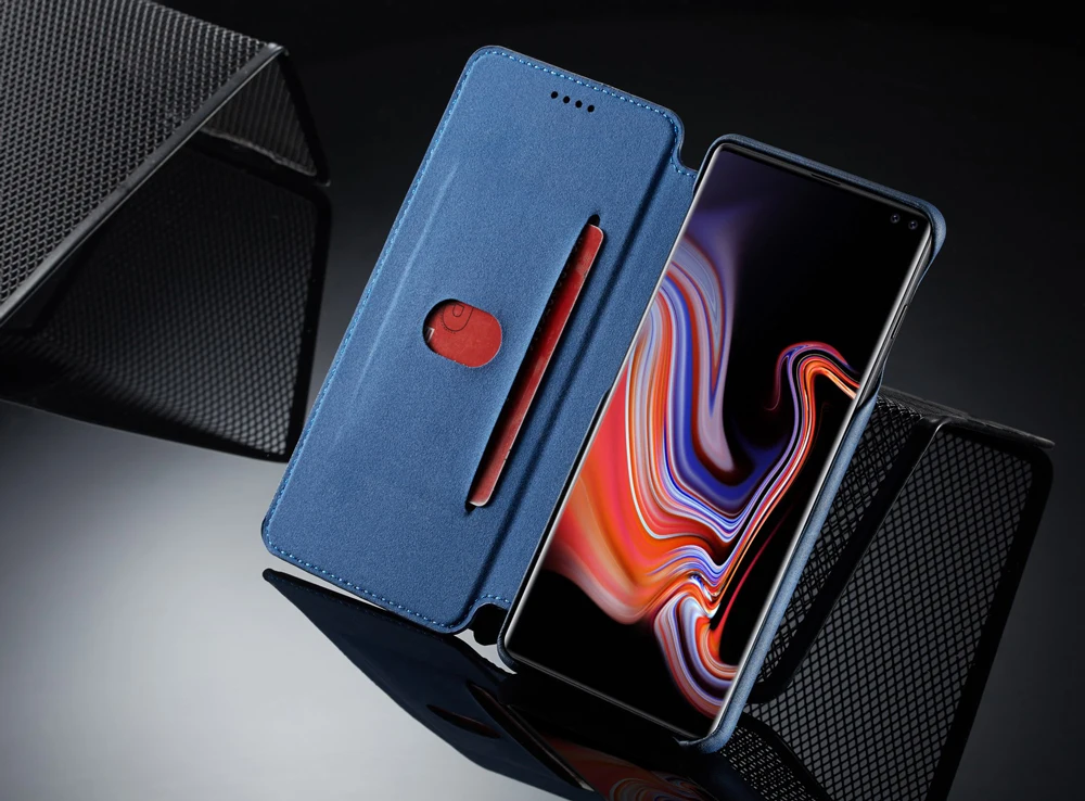 Роскошный чехол Fundas для samsung Galaxy A50 70 Note10 S9 S8 S10 Plus S10e, подставка для телефона, откидной кожаный чехол s Note8 S7 Edge, задняя крышка