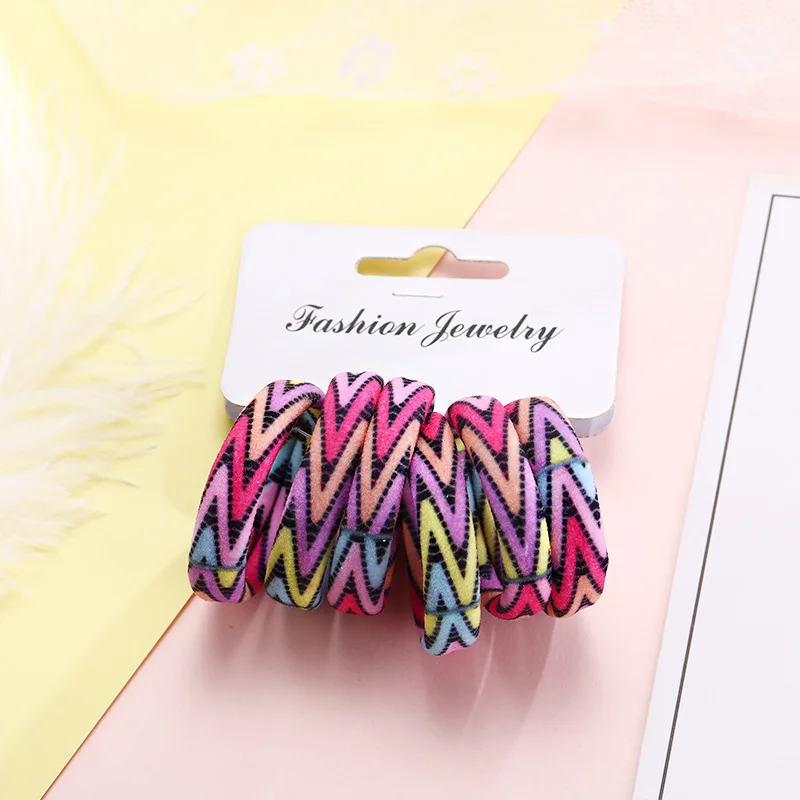 Harga 6 Pcs pack Baru Wanita Katun Elastis Rambut Band Ikat Karet untuk Rambut Karet Band Ekor Kuda Pemegang Fashion Rambut Aksesoris Murah 6 Pcs pack Baru Wanita Katun Elastis Rambut Band Ikat Karet untuk Rambut Karet Band Ekor Kuda Pemegang Fashion Rambut Aksesoris