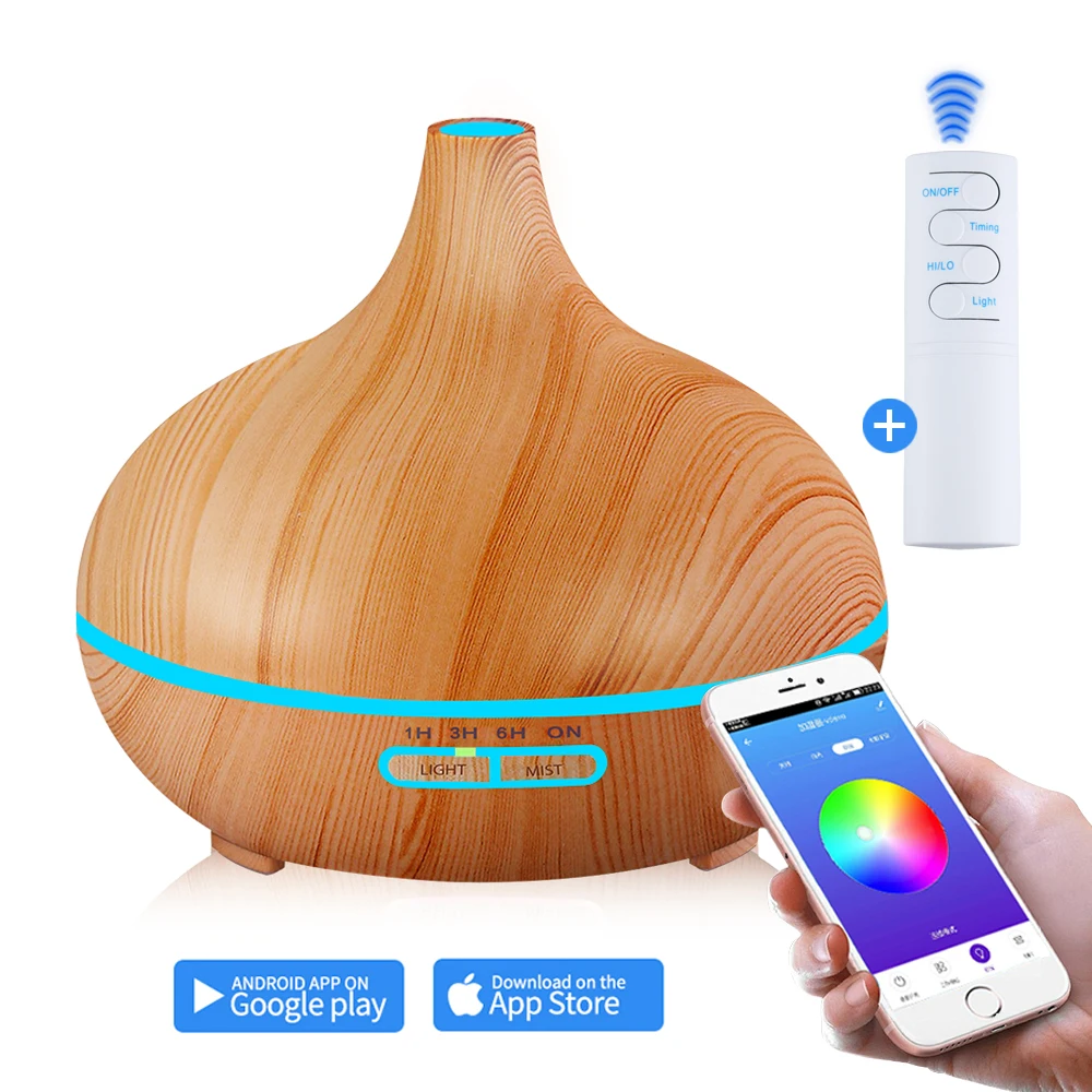 

Smart APP Remote Conteol Air Humidifier Essential Oil Diffuser Aroma Lamp Aromatherapy Electric Aroma Diffuser Mist Maker