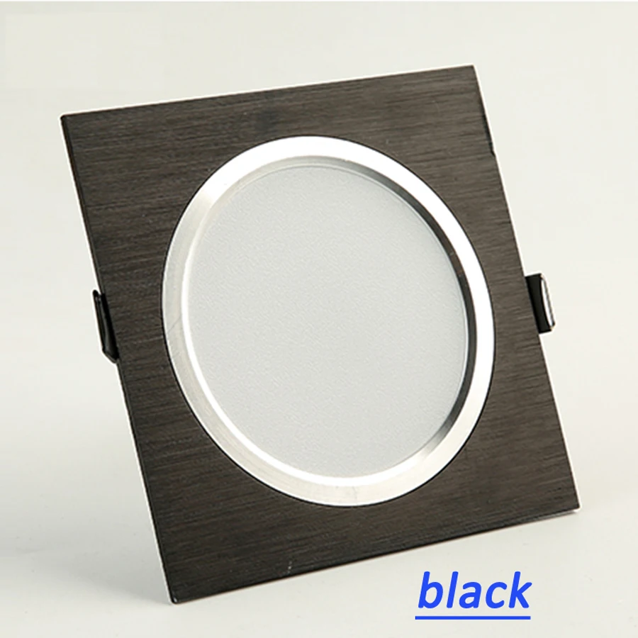 10 шт. светодиодный потолочный светильник 7 Вт 9 12 220 В|lighting square led|led light leddownlight 9w led |