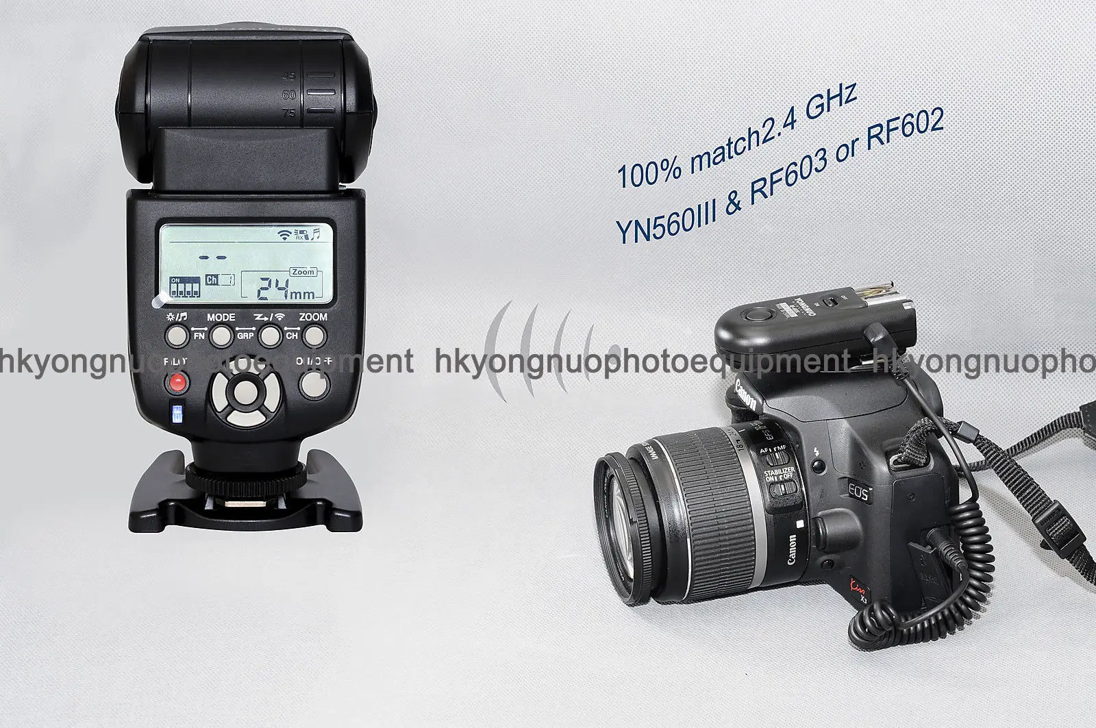 Yongnuo обновленная YN560 III YN 560 Беспроводная Вспышка Speedlite с встроенным