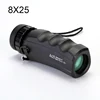 Hot Selling HD Monocular Telescope Binoculars 8x25 Eyepiece Focus Optical Bak4 Prism Binoculo Tourism High Clarity For Camping 1