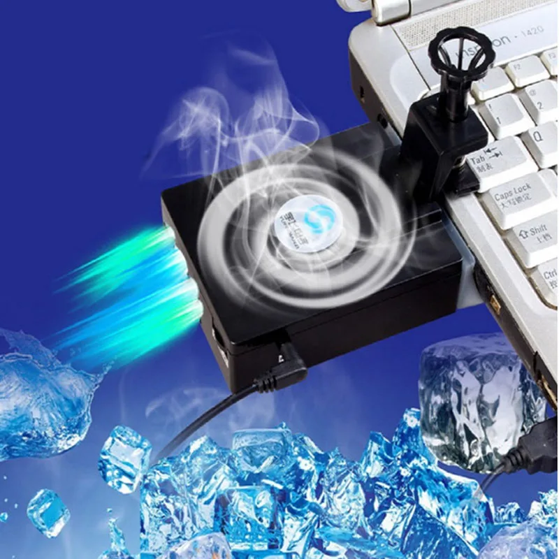 Мини кулер Вакуумный с USB портом для ноутбука|cooler for notebook|laptop cooling padcooling pad |