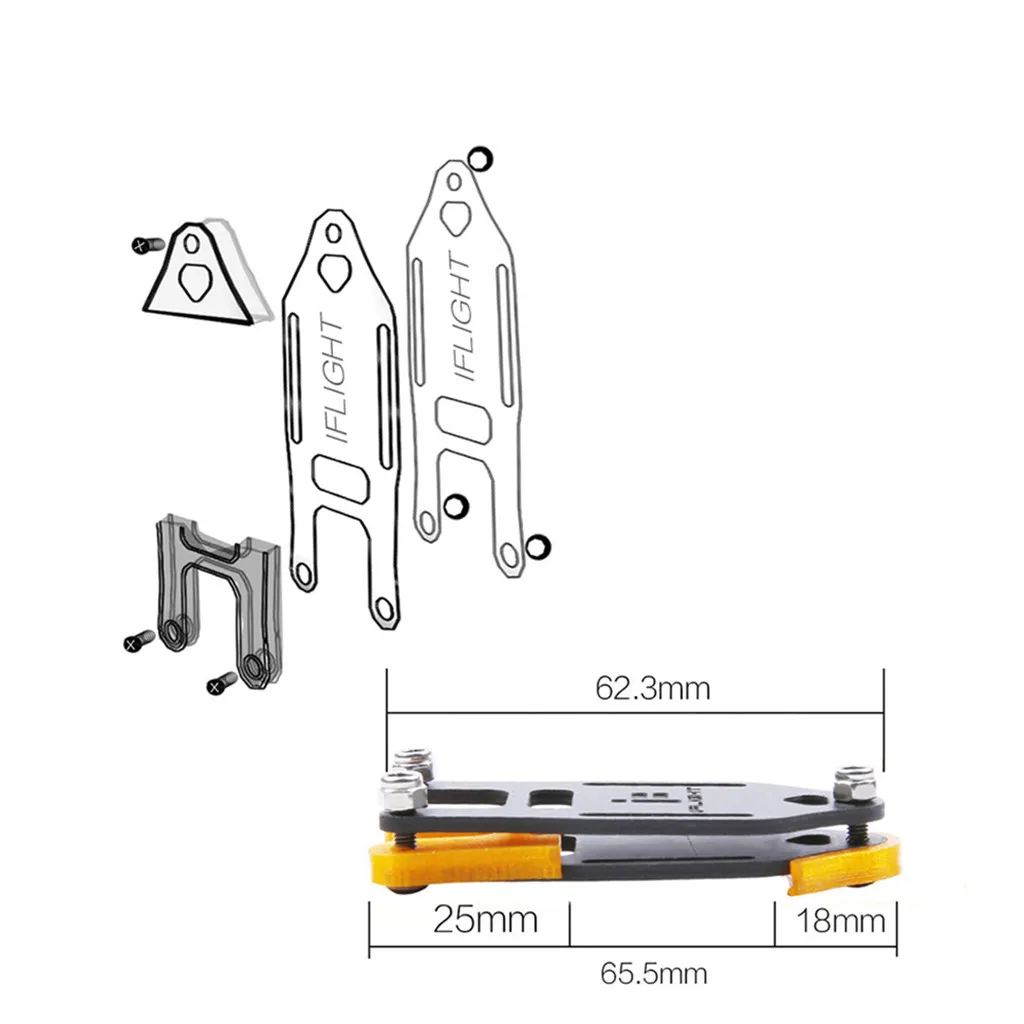 new2Pcs Блокировка крепления для рюкзака плагин DIY висячая пряжка с ремешком для FPV Дрон Детские игрушки# G20